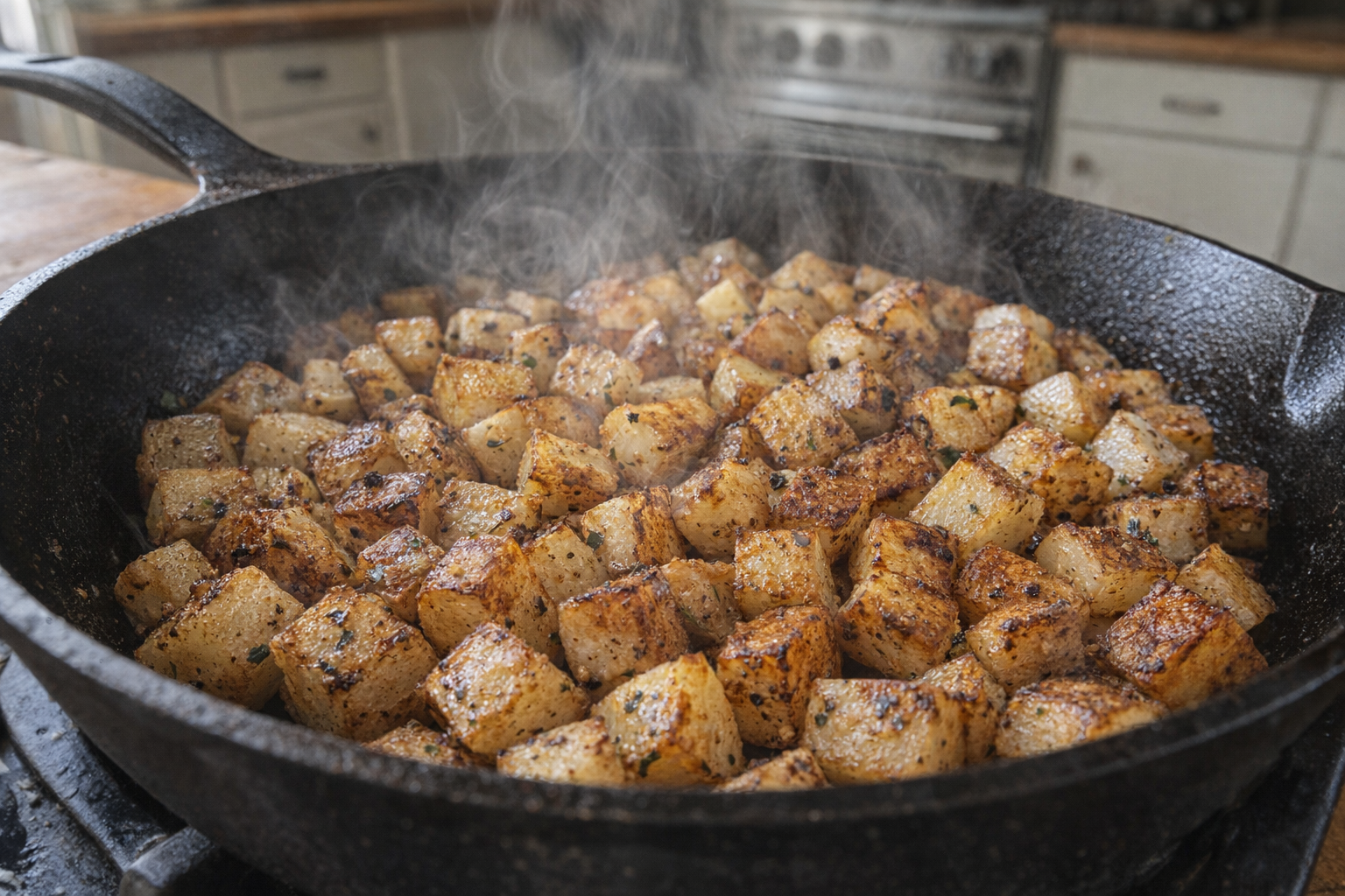 How to Make Perfect Skillet Breakfast Potatoes
